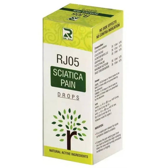 Dr. Raj Homeopathy RJ05 Sciatica Pain Drops | Swadesiicart
