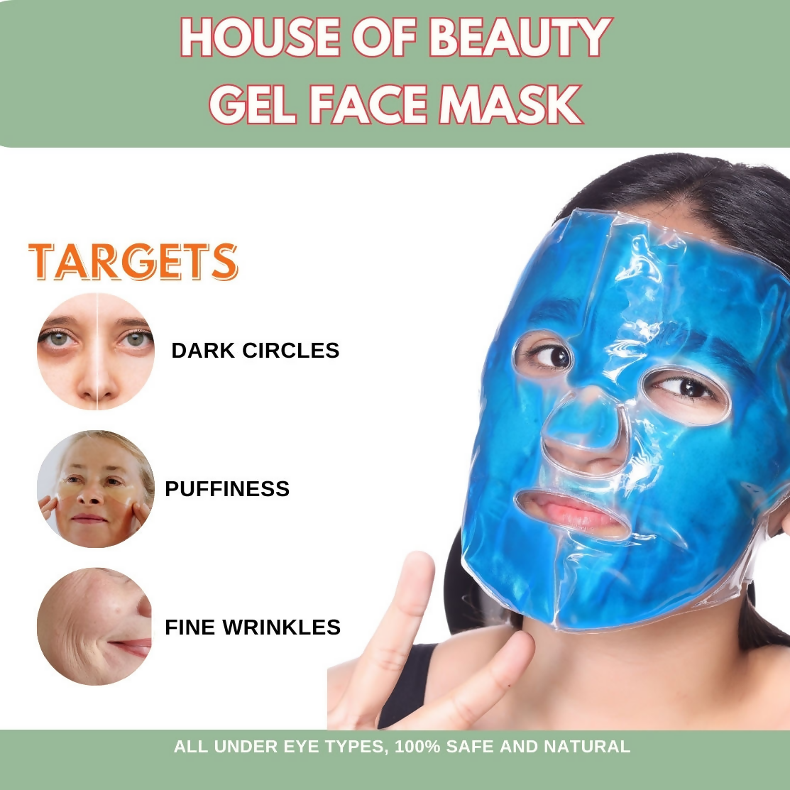 House of Beauty Gel Face Mask - Swadesiicart