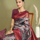 Shree Shyam Fashion Lichi Silk Teal Saree