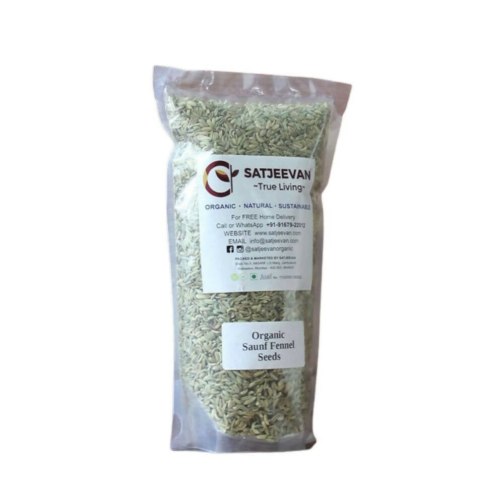 Satjeevan Organic Saunf Fennel Seeds - Swadesiicart