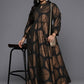 Ahalyaa Women's Traditional wear Ethnic Dress - Black | Swadesiicart