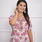 Festive Wear Ethnic Pink chanderi Stitched Suit With Dupatta - Anbazaar - Swadesiicart
