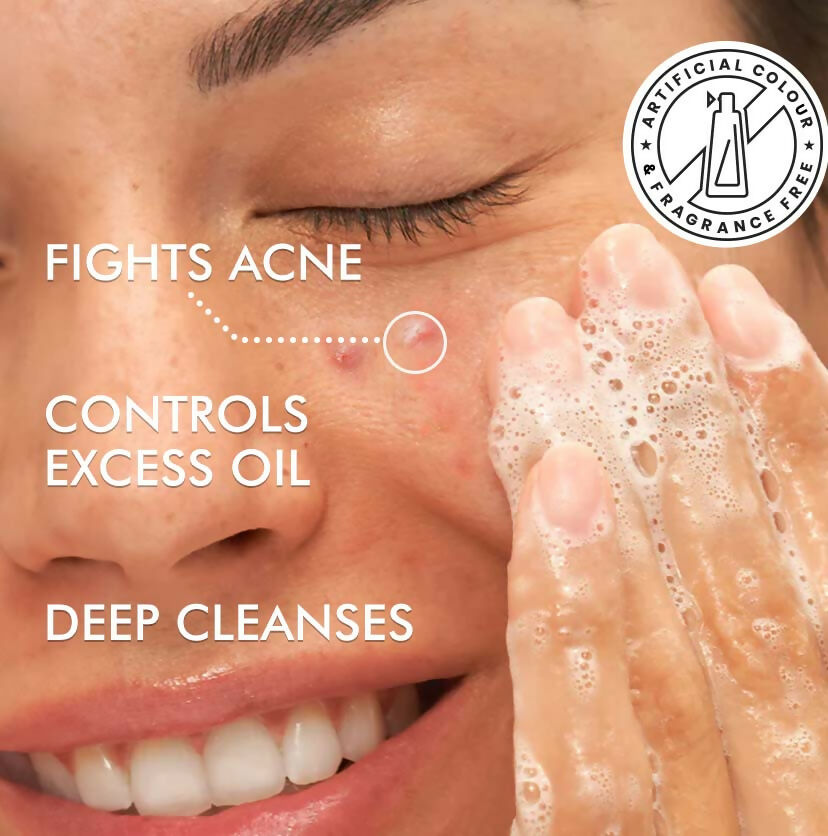 mCaffeine 2% Salicylic Acid Niacinamide & Matcha Tea Face Wash - Swadesiicart