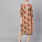 Ahalyaa Women's Traditional wear Kurta - Multi Color | Swadesiicart
