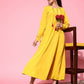 Ahalyaa Women's Traditional wear Ethnic Dress - Mustard | Swadesiicart