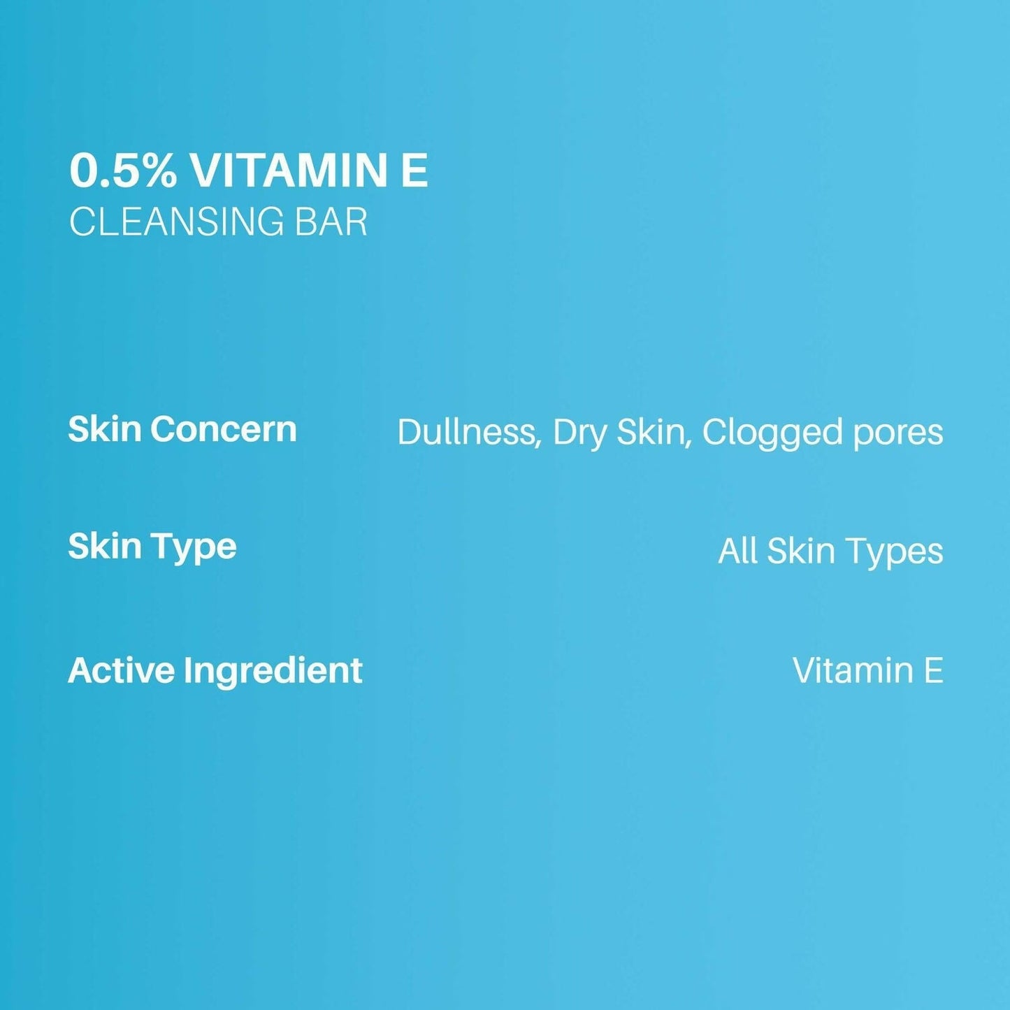 DermDoc 0.5% Vitamin E Cleansing Bar For Moisturized Skin,Deeply Cleanses & Nourishes Skin, All skin Types - Swadesiicart
