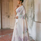 Vishnu Weaves Women's Wine Muga Cotton Woven Saree with Blouse - Swadesiicart