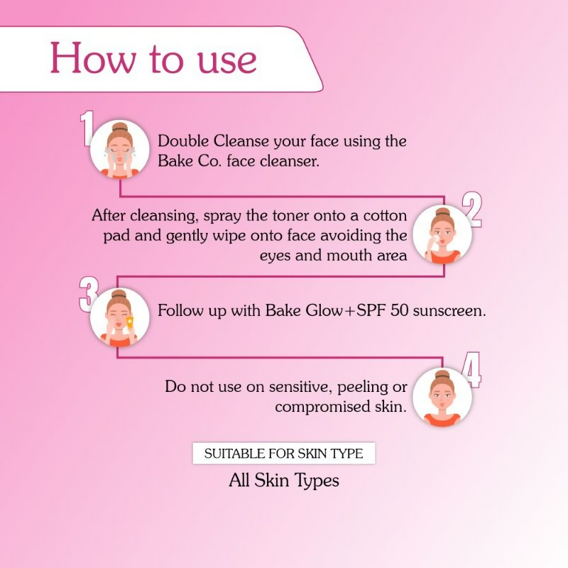 Bake 5% Niacinamide Toning Solution | Swadesiicart