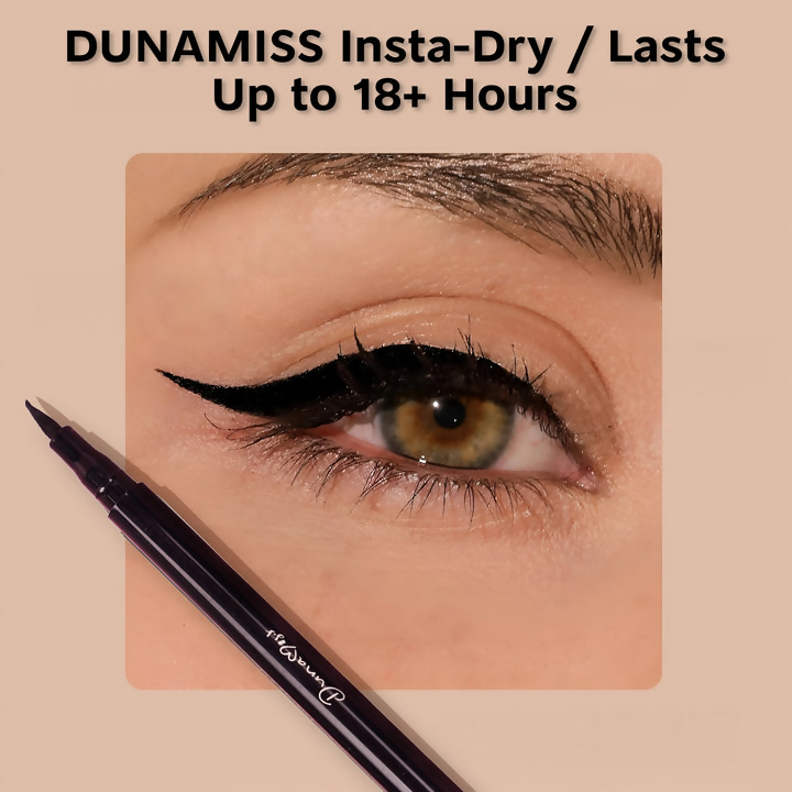 Dunamiss Eyeliner Insta Dry Glossy Finish | Swadesiicart