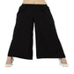 Lagi Women's Black Solid Palazzo (PLZ03A) | Swadesiicart