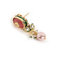 Nuyug 22K Gold Plated Radiant Rose Stone Kundan Necklace | Swadesiicart
