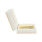 Golden Peacock White 24 CT Gold Polished Ram Darbar Prayer Box | Swadesiicart