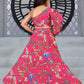 Aayaa Designer Printed Chinon Crochet Sequance Pink Kids Lehenga Choli - Pink