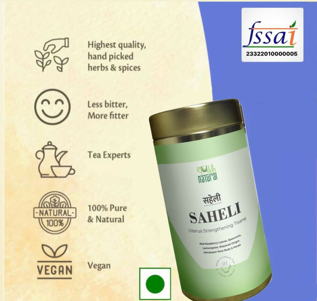 Shuddh Natural Women Wellness Tea Saheli Floral Tea | Swadesiicart
