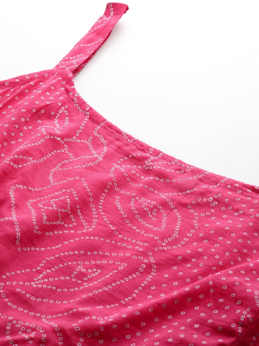Ahalyaa Women's Traditional wear Co-ords - Pink - Swadesiicart
