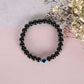 NVR Men & Women Marble Crystal Beaded Elasticated Bracelet - Swadesiicart