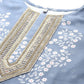 Ahalyaa Women's Traditional Wea Co-ods - Grey - Swadesiicart