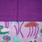 Shades Of Lavender And Purple Pure Munga Cotton Block Print Saree By Gayathri Reddy Designer Studio | Swadesiicart