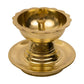 Spillbox Gold-Toned Brass Udupi Nanda Pooja Essential | Swadesiicart