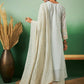 Light Blue Georgette Handwork Unstitched Dress Material - Hanika | Swadesiicart