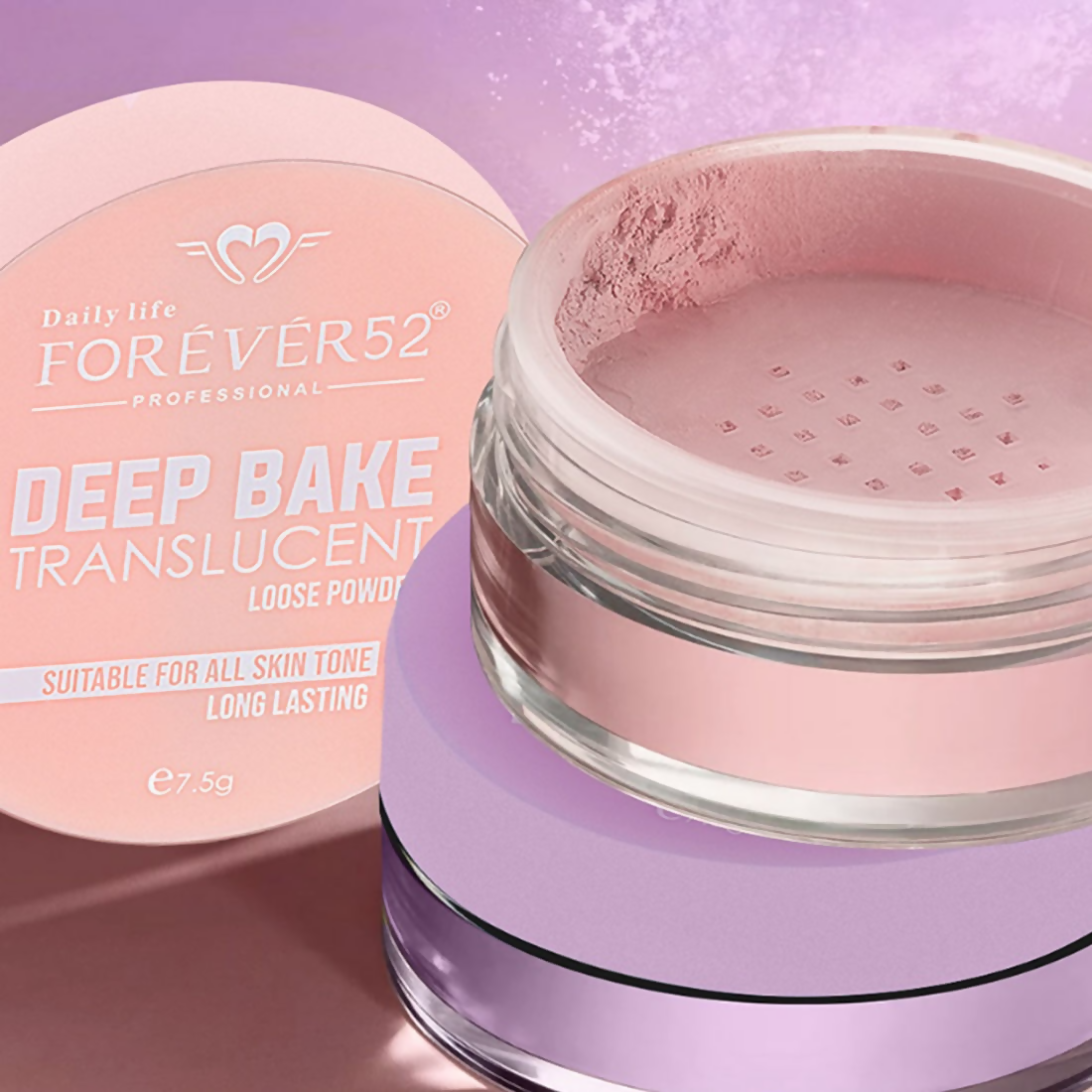 Daily Life Forever52 Deep Bake Translucent Matte Loose Powder - GLM007 | Swadesiicart
