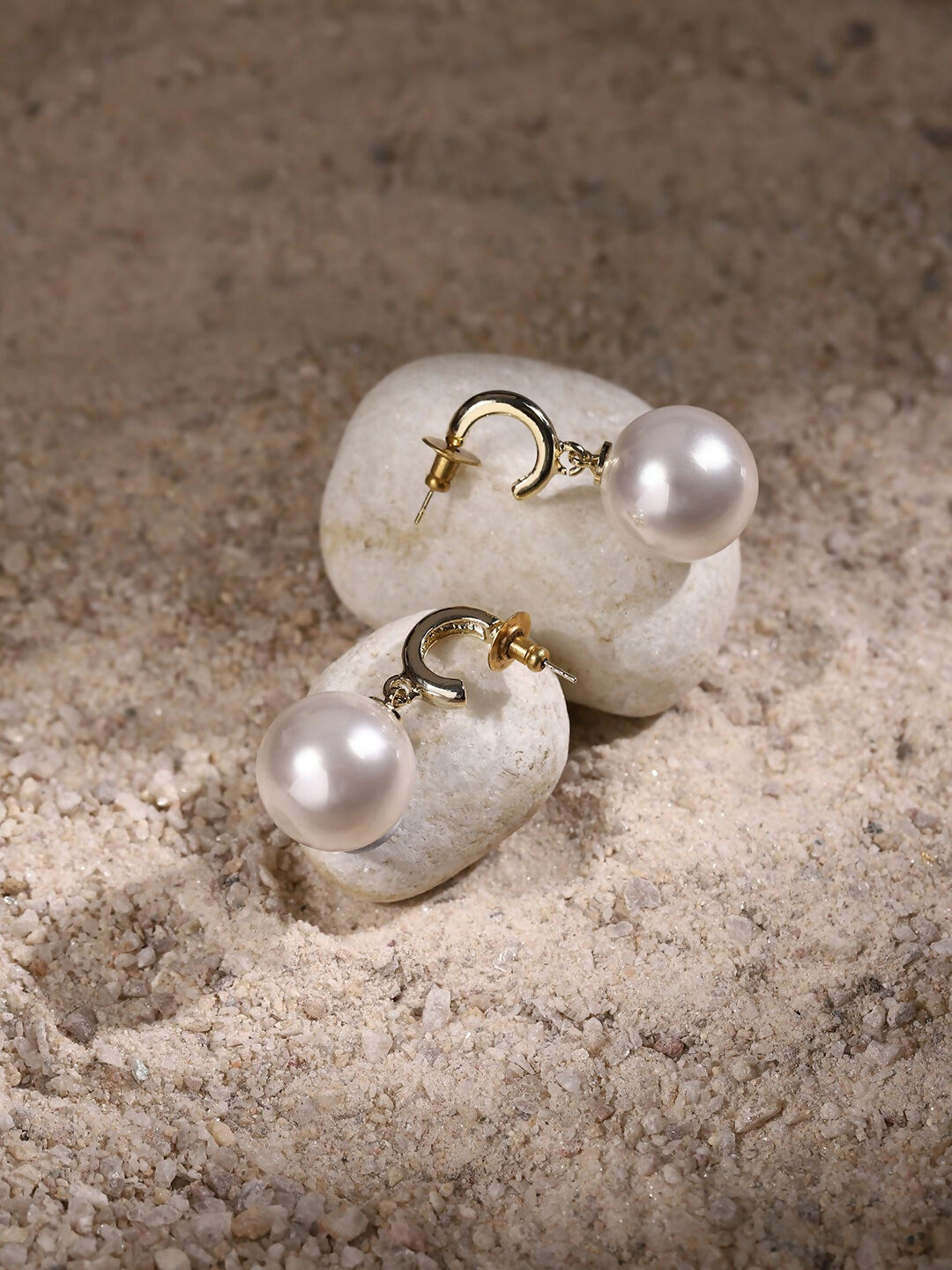 Pearl Drop Earrings- Ruby Raang | Swadesiicart