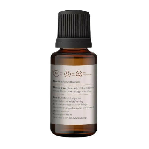 Korus Essential Rosewood Essential Oil - Therapeutic Grade - Swadesiicart