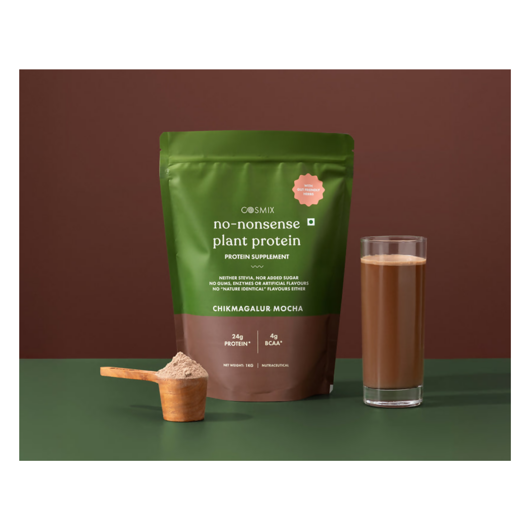 Cosmix No Nonsense Plant Protein Chikmagalur Mocha | Swadesiicart