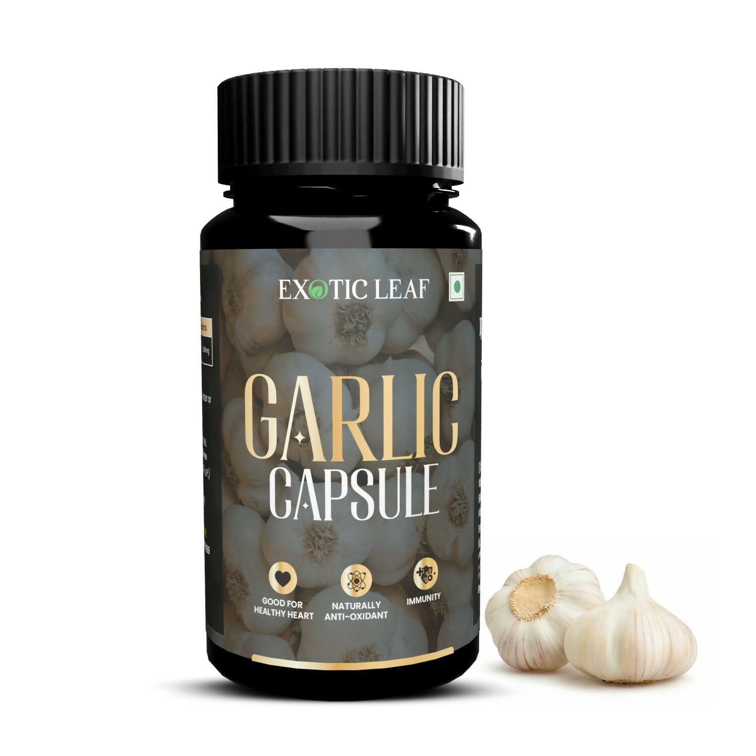Exotic Leaf Garlic Capsules - Swadesiicart