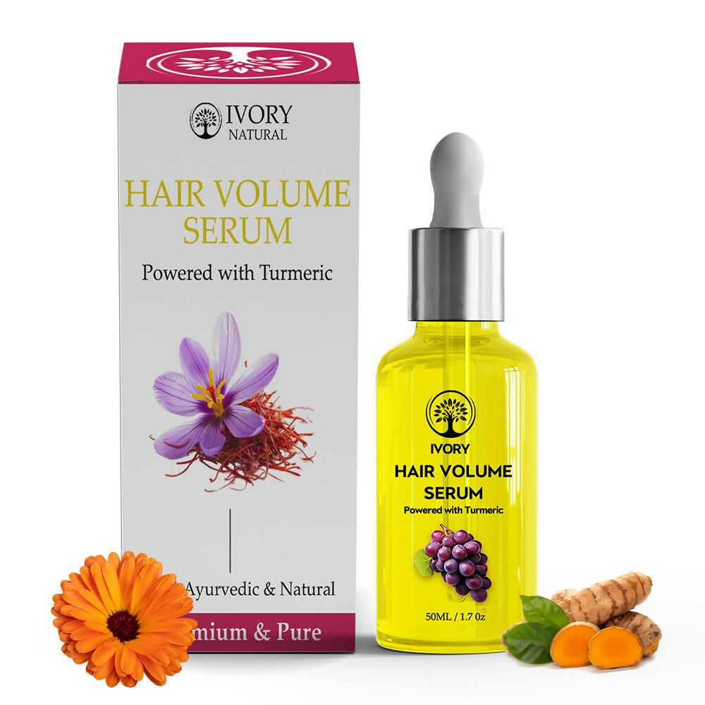 Ivory Natural Hair Volume Serum For Hair Thinning And Healthier Growth | Swadesiicart