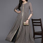 Ahalyaa Women's Traditional wear Kurta Set - Grey | Swadesiicart