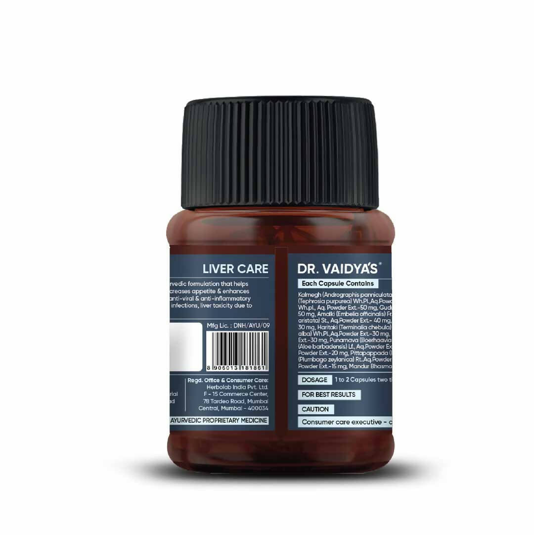 Dr. Vaidya's Liver Care Capsules | Swadesiicart