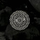 NVR Women Oxidised Silver-Plated Adjustable Finger Ring | Swadesiicart