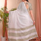 Shree Shyam Fashion The White Loom White Linen Cotton Saree