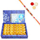 Ghasitaram Nani's Special Besan Barfi With Pearl Beads Rakhi | Swadesiicart