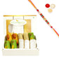 Ghasitaram Assorted Rolls Box With Pearl Beads Rakhi | Swadesiicart