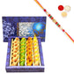 Ghasitaram Assorted Rolls Box With Pearl Beads Rakhi | Swadesiicart