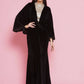 Women Republic Black Velvet Embellished Gown | Swadesiicart