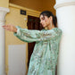 Vaasva Women Sky Blue Muslin Embroidered Shirt & Pant Set - Swadesiicart