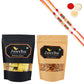 Ghasitaram Mewa Bites, Almonds With 2 Pearl Beads Rakhis | Swadesiicart