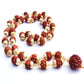 Mominos Fashion Joharkamal Gold-Polished Statement Rudraksha Mala Long Necklace (Golden) | Swadesiicart