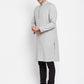 Even Apparels Beige Rayon Men's Kurta With Band Collar | Swadesiicart