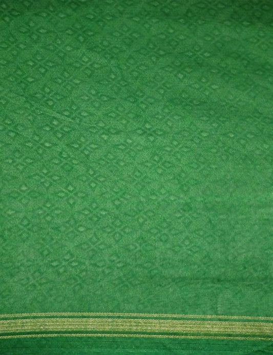 Multi Shades Of Red And Green Kalamkaari Design Semi Chanderi Saree By Gayathri Reddy Designer Studio | Swadesiicart