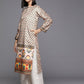 Ahalyaa Women's Traditional wear Kurta - Nude | Swadesiicart