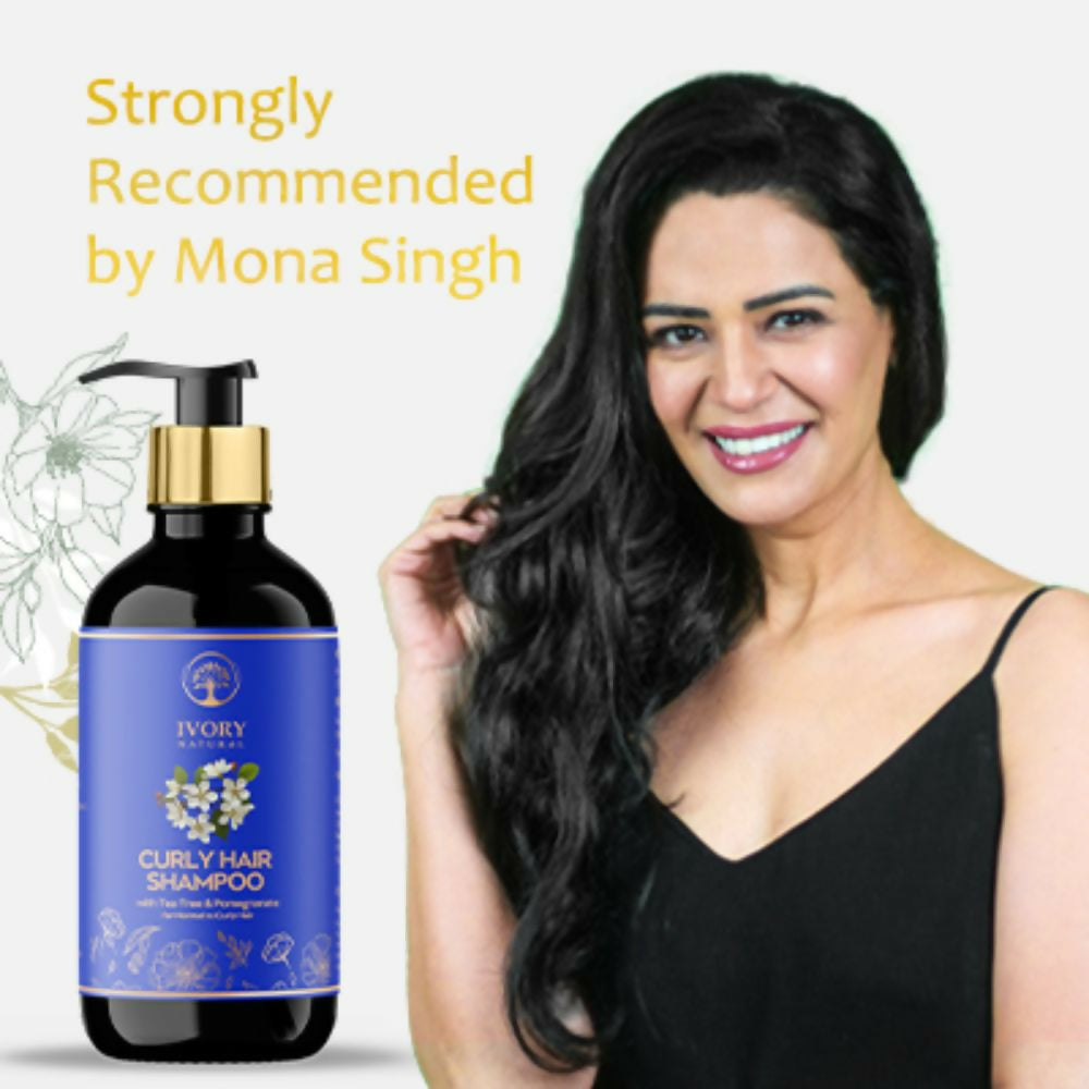 Ivory Natural Curly Hair Shampoo For Smooth, Well-Defined Curls | Swadesiicart