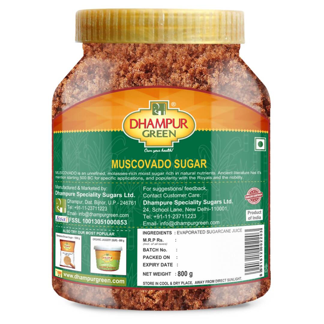 Dhampur Green Muscovado Sugar | Swadesiicart