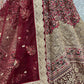 Jyoti Fashion Women's Maroon Velvet Fancy Dori & Sequins Multi Thread Embroidered with Diamond Work Wedding Lehenga Choli | Swadesiicart