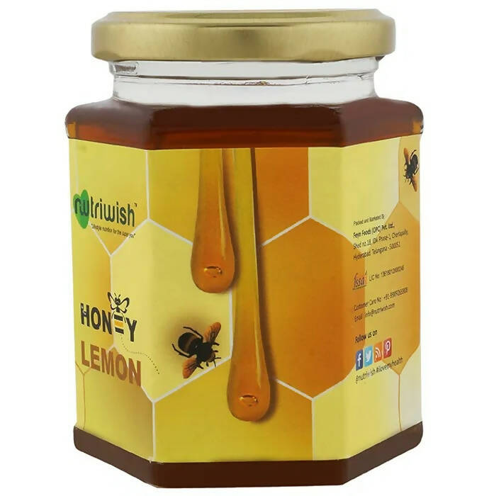 Nutriwish 100% Pure Organic Honey Lemon - Swadesiicart