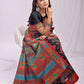 Shree Shyam Fashion Vastraloom Black Linen Cotton Saree