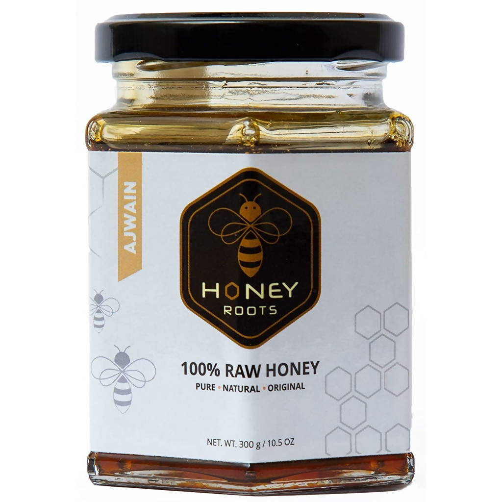 Honey Roots Ajwain Flavor Raw Honey - Altcheeni